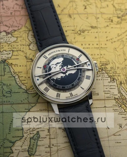 Arnold & Son World Time Globetrotter Steel 42 mm 1WTBS.K01A.C0263S
