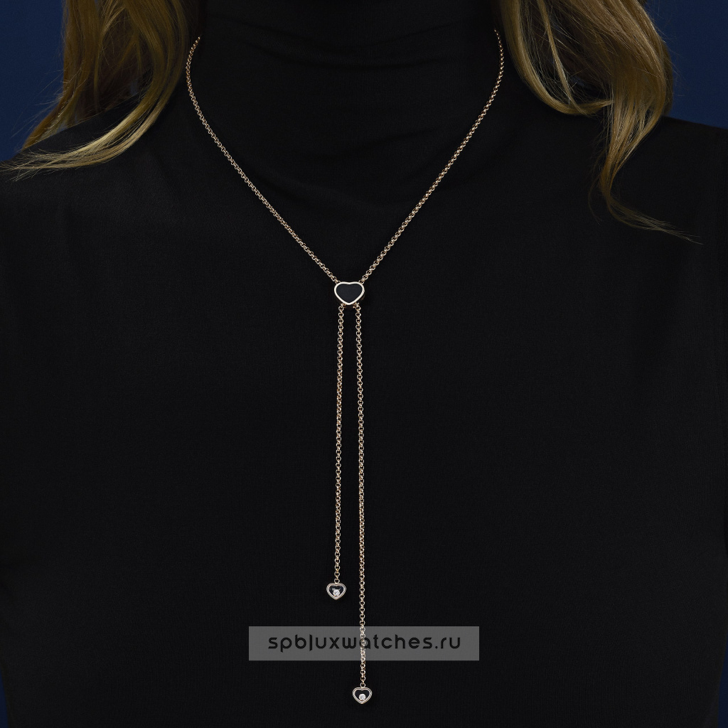 Колье Chopard My Happy Hearts Tie Necklace 81A148-5201