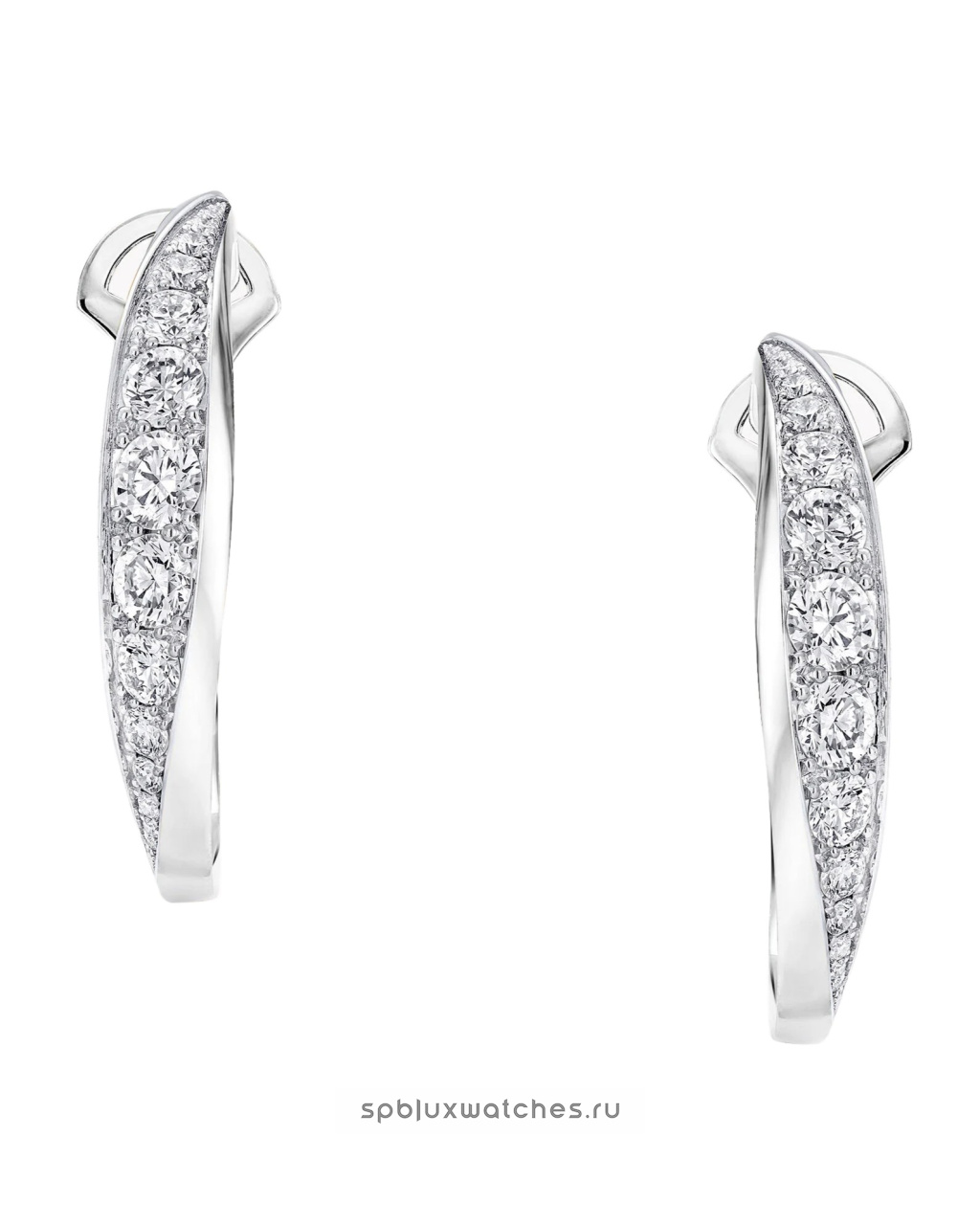 Серьги Graff Spiral Diamond Earrings RGE2011