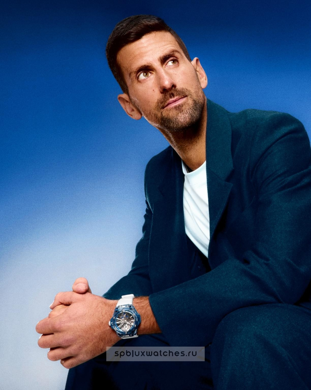 Hublot Big Bang Tourbillon Novak Djokovic Goat Edition Blue 44 mm 429.QKB.0120.NR.DJO26