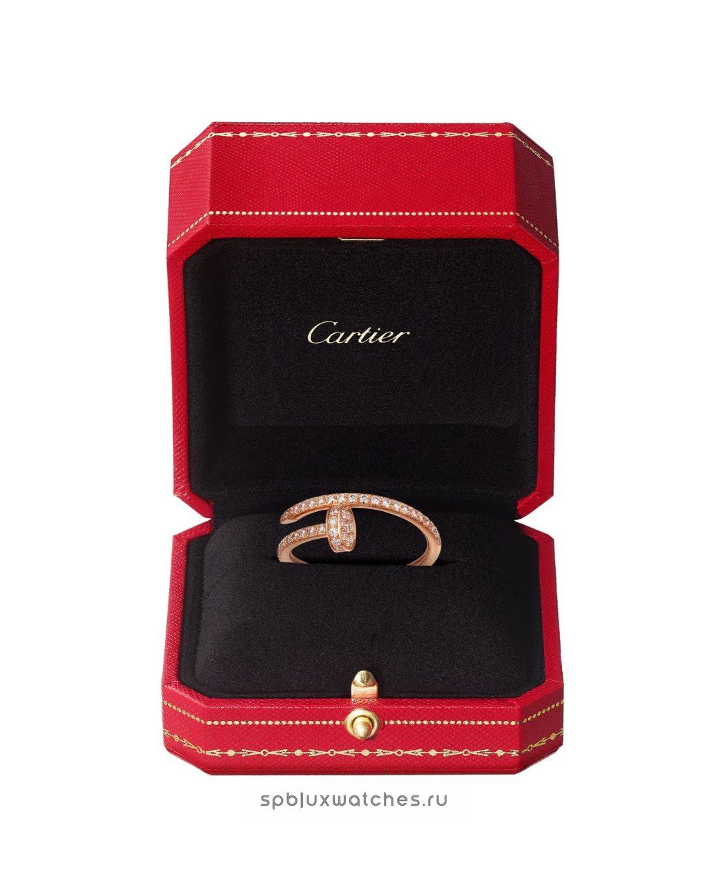 Кольцо Cartier Juste un Clou Half-Paved Ring Small Model B4231400