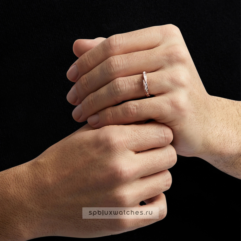 Кольцо Graff Spiral Pave Diamond Band RGR783