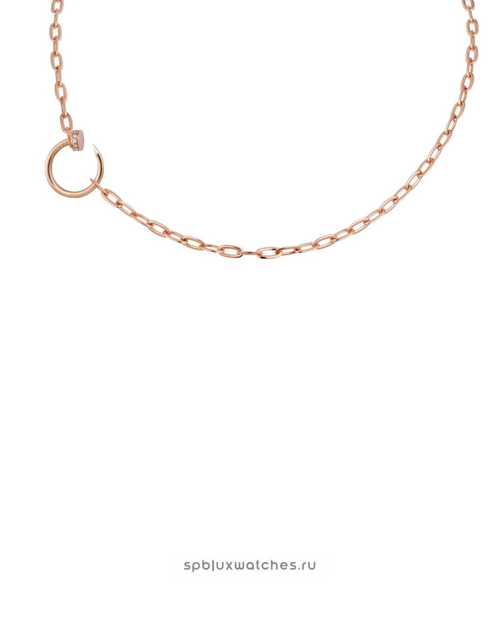 Колье Cartier Juste un Clou Paved Necklace N7413500