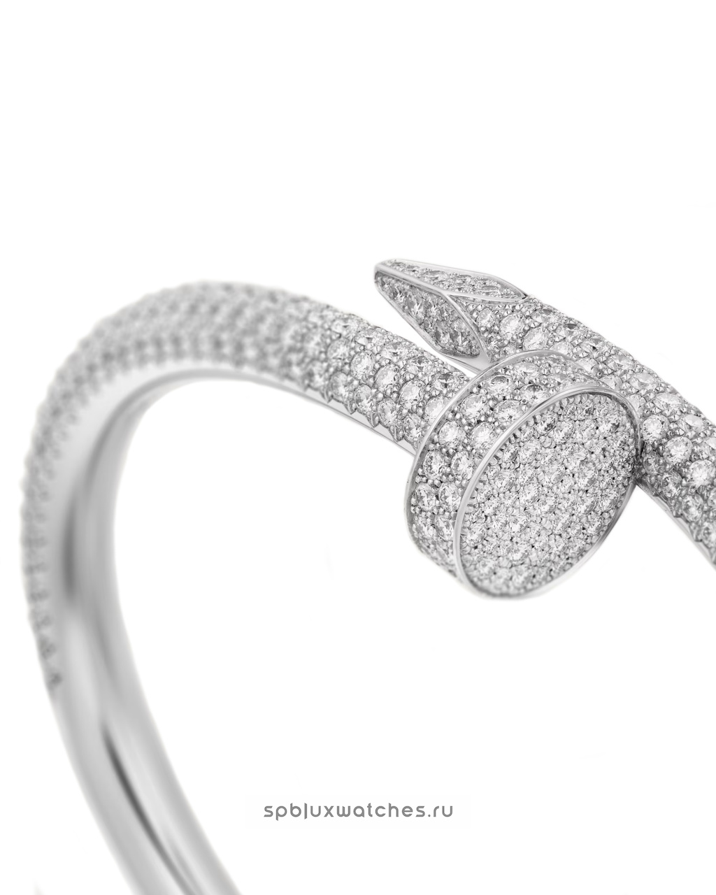 Браслет Cartier Juste un Clou Half-Paved Bracelet Large Model N6721817