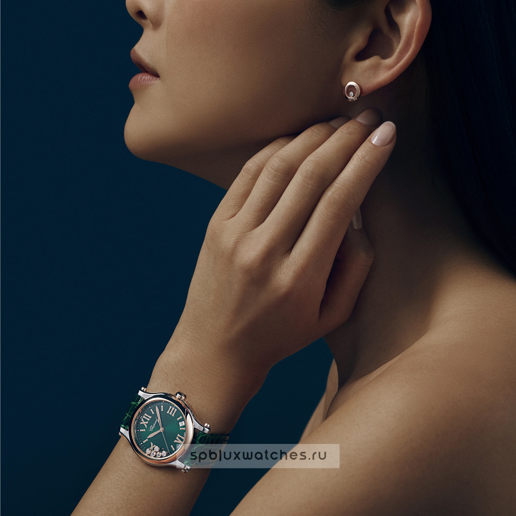 Серьги Chopard Happy Diamonds Icons Earrings 83A017-5001
