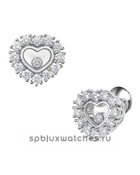 Серьги Chopard Happy Diamonds Icons Joaillerie Earrings 83A616-1001