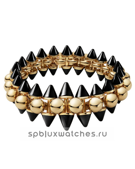 Браслет Cartier Clash de Cartier Flexible Bracelet Onyx Extra-Large Model N6732617