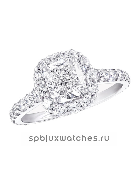 Кольцо для помолвки Graff Icon Cushion Cut Diamond Engagement Ring RGR619