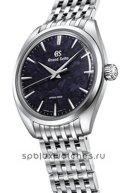 Grand Seiko Elegance "Iwao Blue” 38.5 mm SBGY043