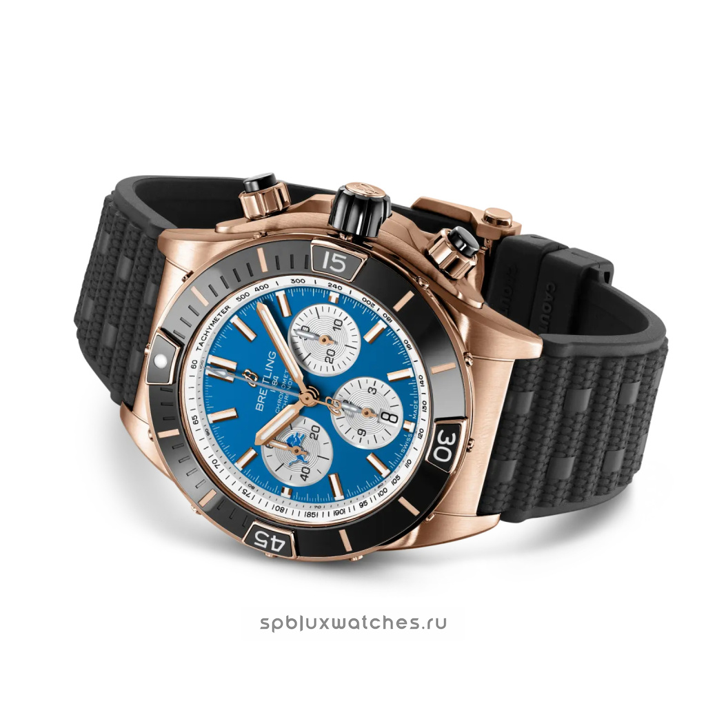 Breitling Super Chronomat B01 Chronograph 44 mm NFL Detroit Lions Edition RB01366A1C2S1