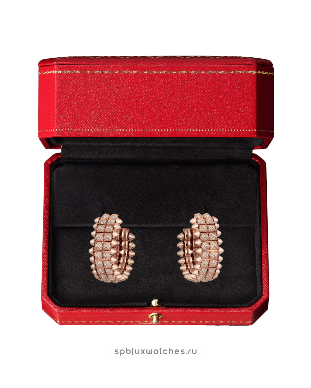 Серьги Cartier Clash de Cartier Paved Double Row Hoop Earrings N8515236