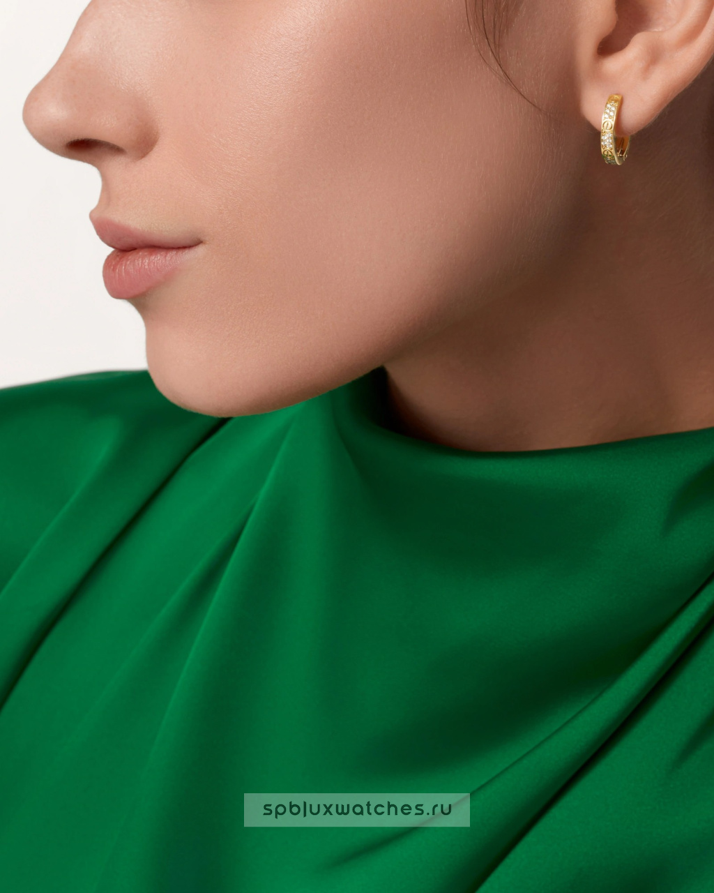 Серьги Cartier Love Earrings Multiwear Half-Paved N8515241