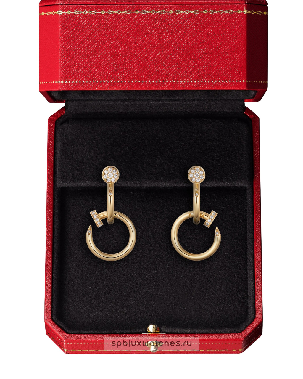 Серьги Cartier Juste un Clou Diamonds Double Earrings B8301504