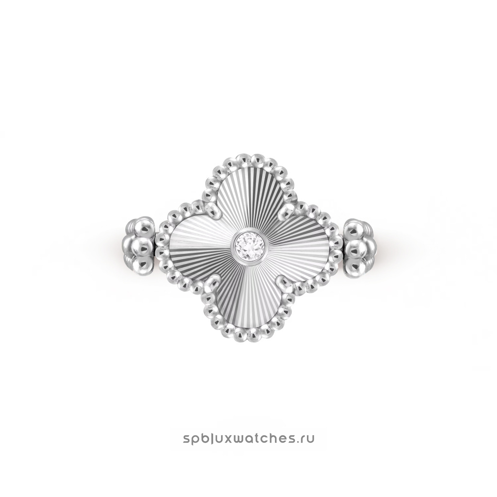 Реверсивное кольцо Van Cleef & Arpels Vintage Alhambra VCARPGV353