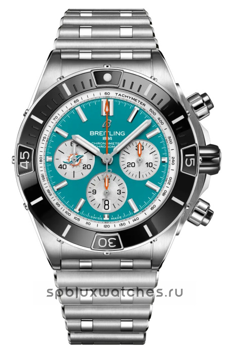 Breitling Super Chronomat B01 Chronograph 44 mm NFL Miami Dolphins AB01361C1L2A1