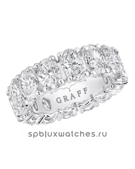 Обручальное кольцо Graff Classic Graff Claw Set Oval Diamond Eternity Ring RGET045