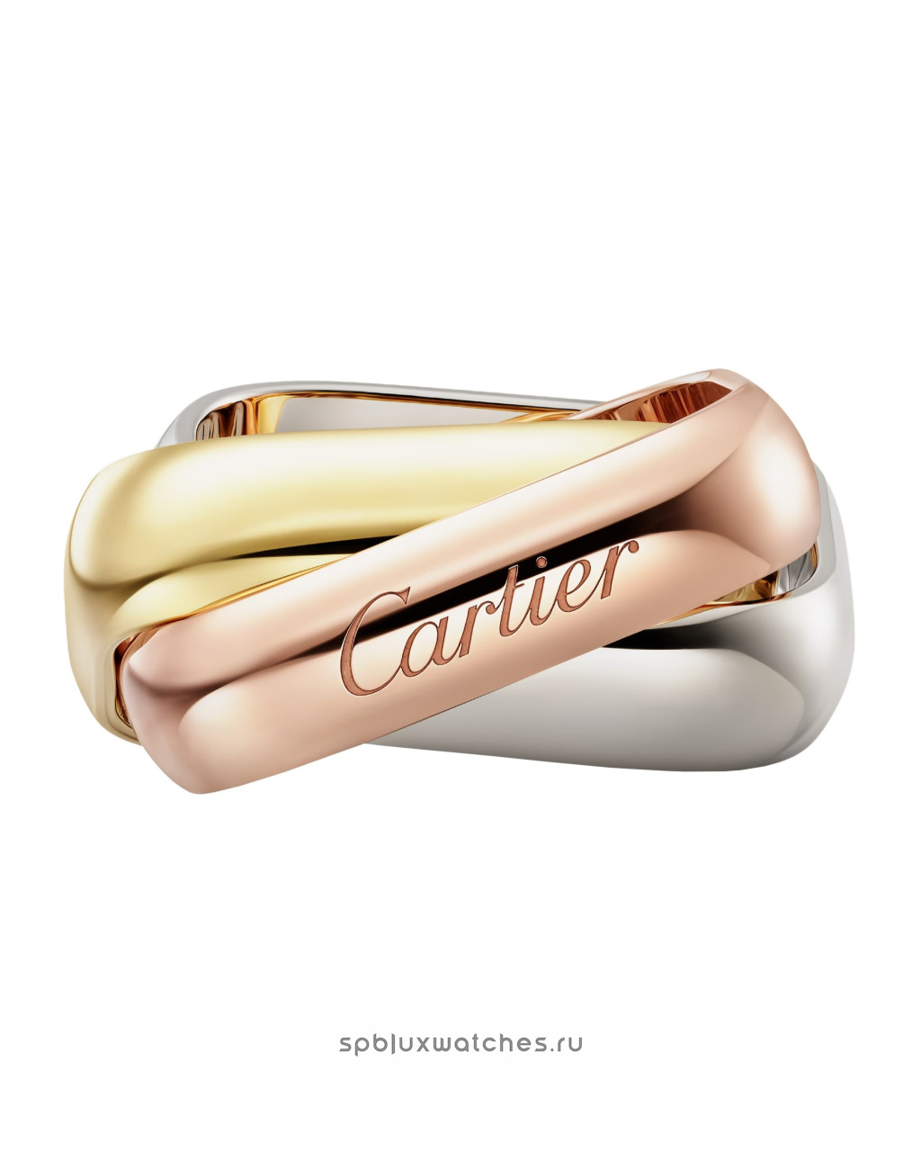 Кольцо Cartier Trinity Cushion-Shaped Ring Large Model B4239900