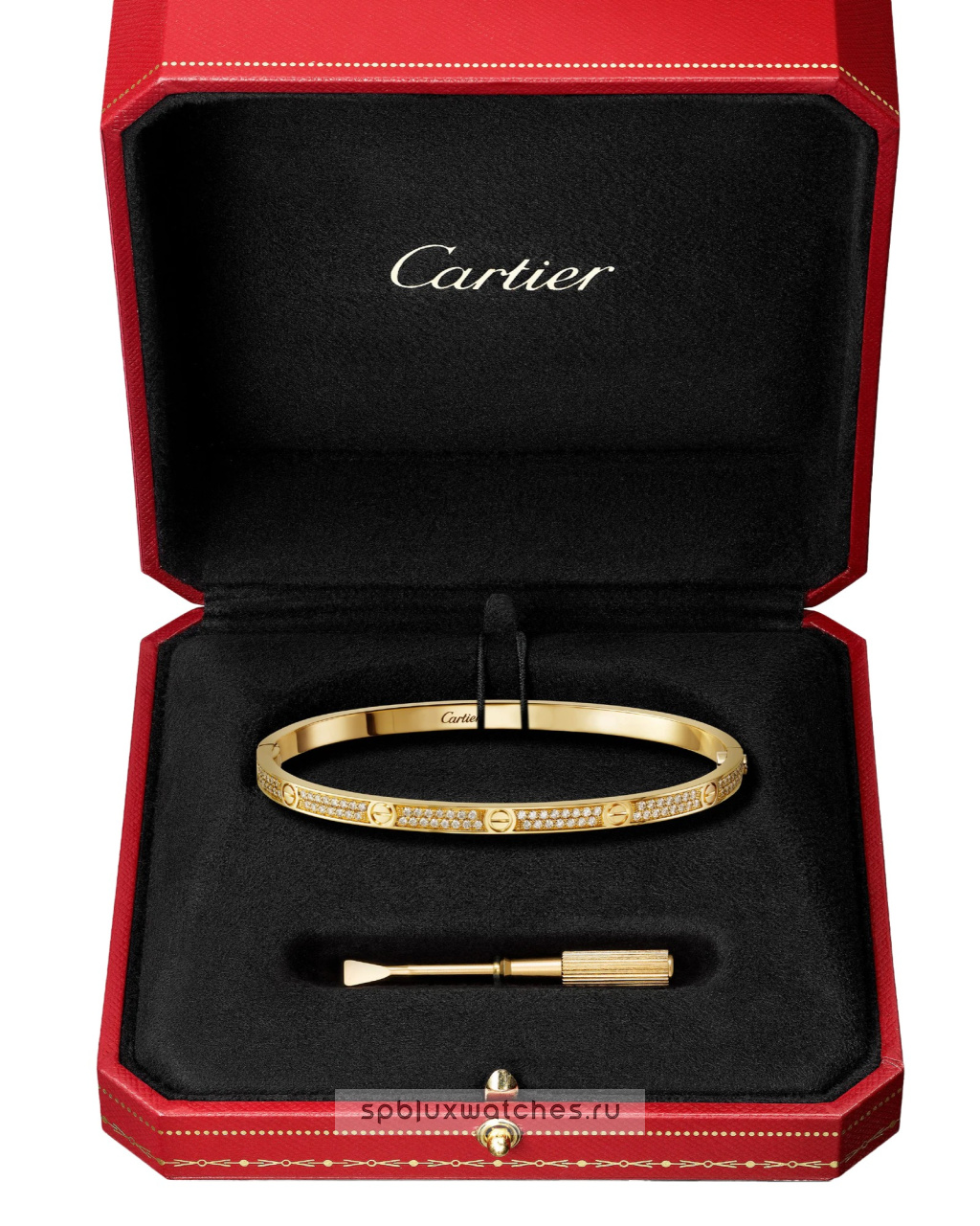 Браслет Cartier Love Bracelet Paved Small Model N6710617
