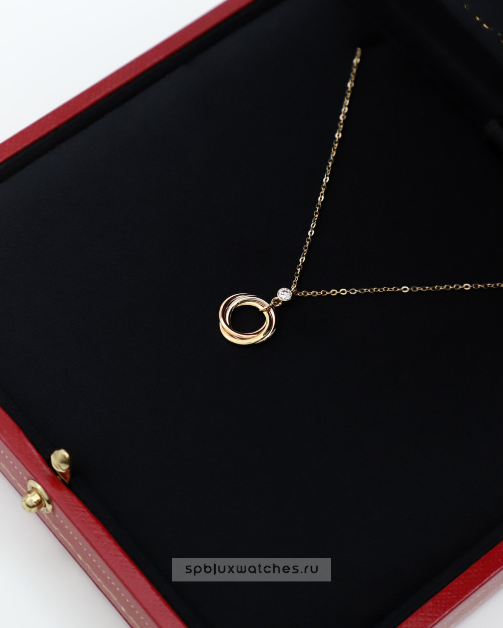 Подвеска Cartier Trinity Pendant, 1 Diamond B7224815