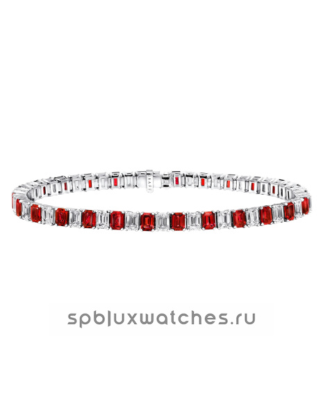 Браслет Graff Classic Graff Emerald Cut Ruby and Diamond Bracelet RGB620