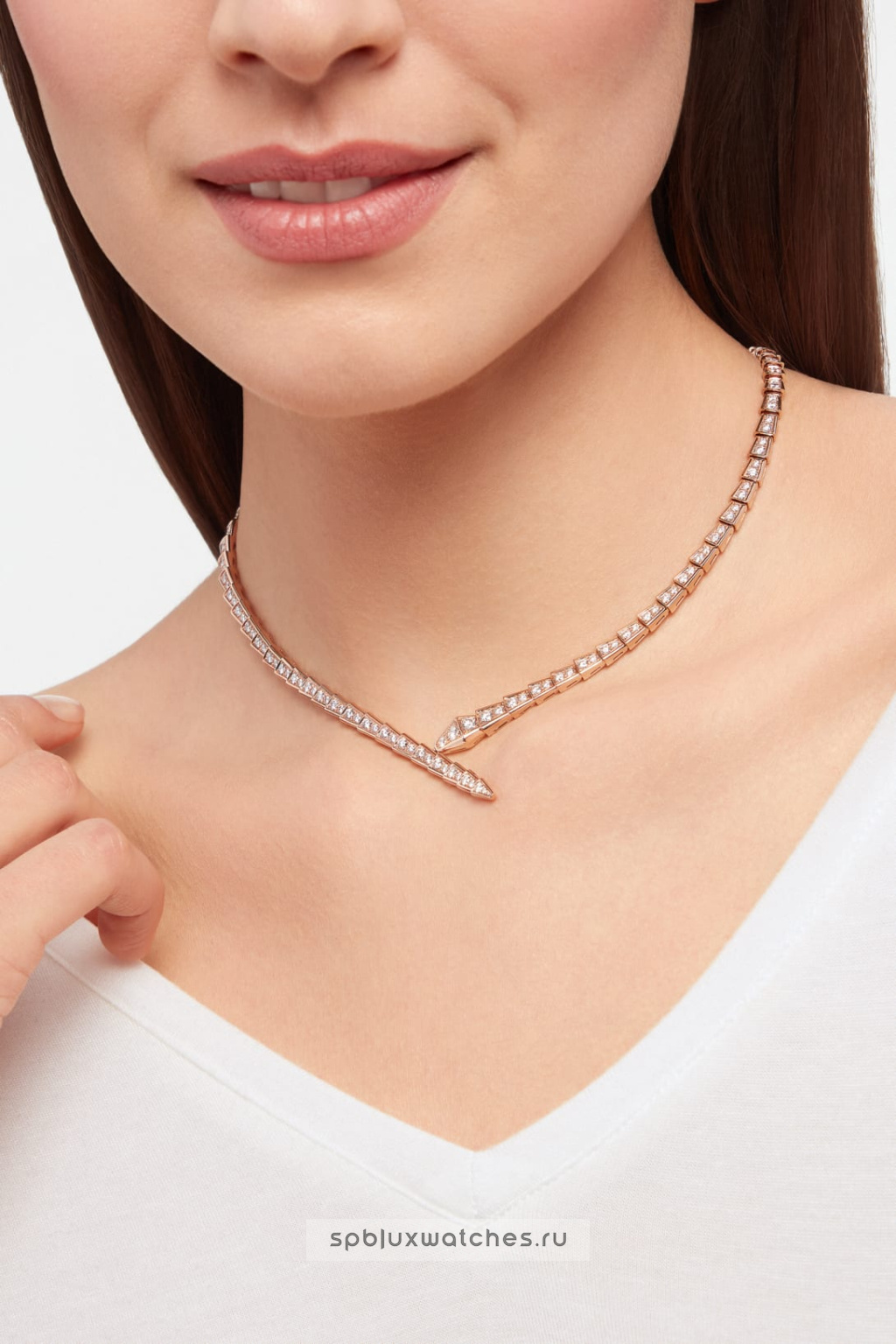 Колье Bvlgari Serpenti Viper Necklace 358788