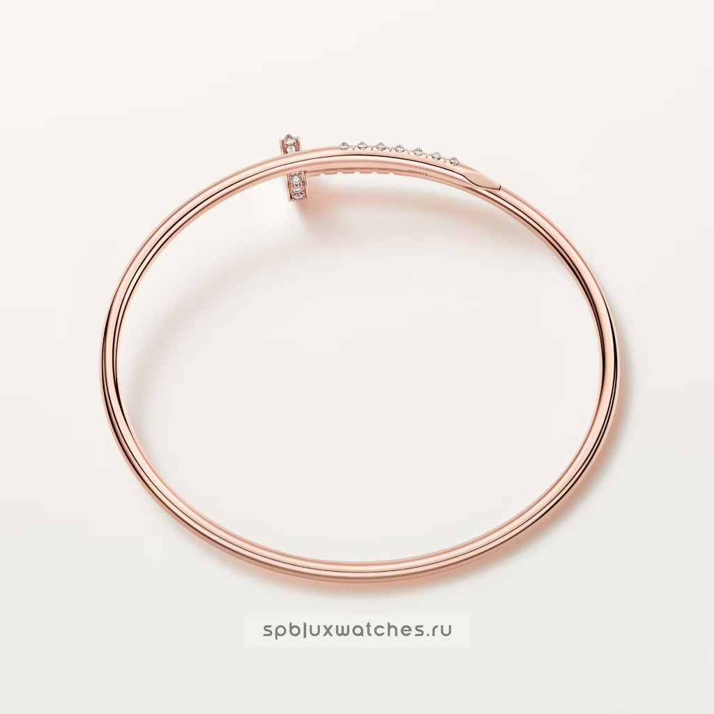 Браслет Cartier Juste Un Clou Bracelet Small Model Reverse-Set Diamonds B6091317