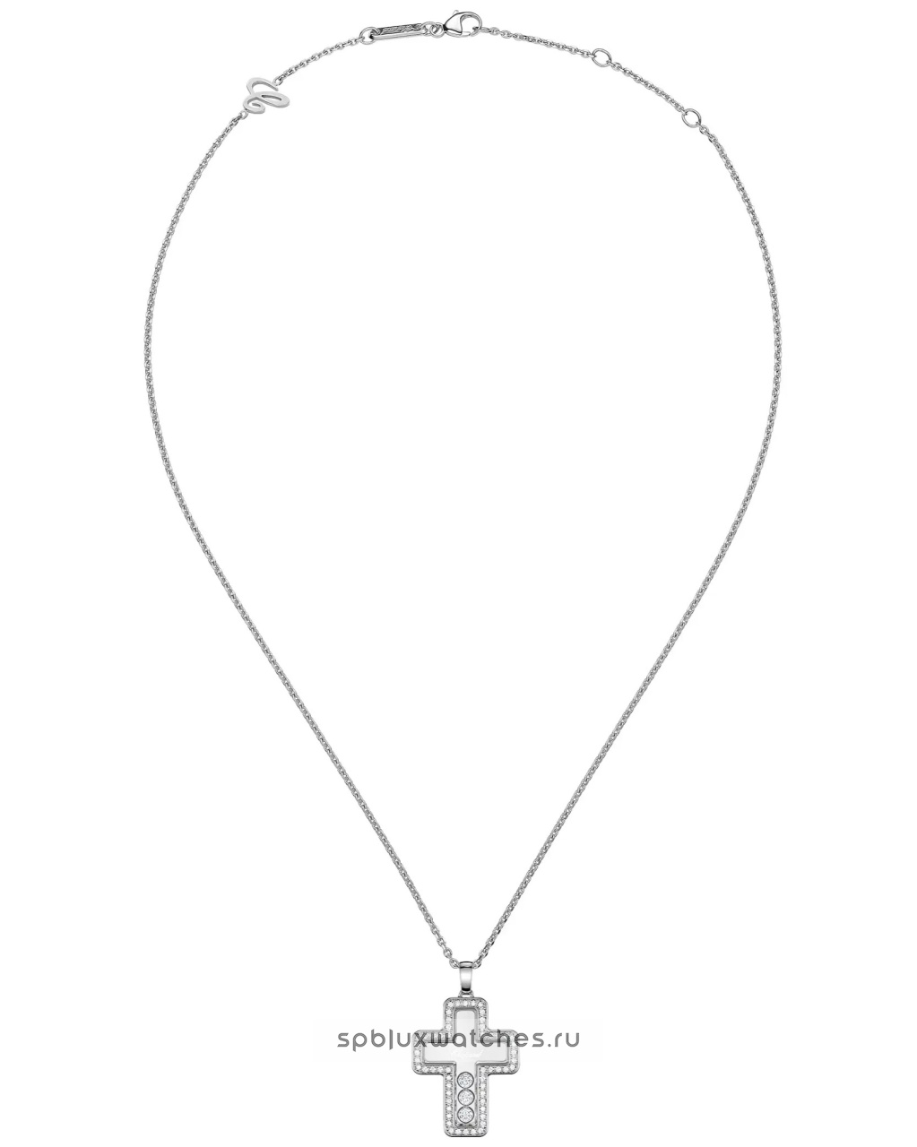 Крест Chopard Happy Diamonds Cross Pendant 79A410-1001