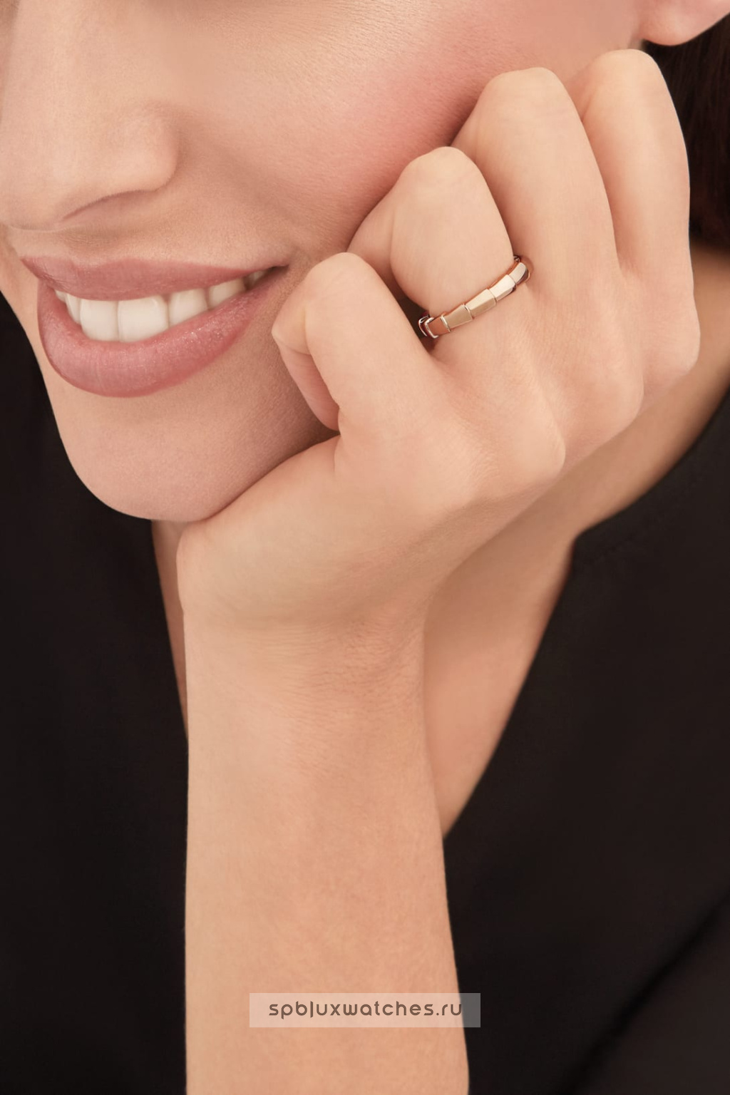 Обручальное кольцо Bvlgari Serpenti Viper Wedding Band Ring 349643