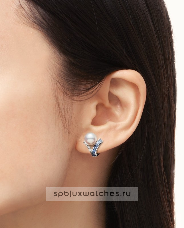 Серьги Mikimoto Ocean Pierced Earrings PYE-7705PU