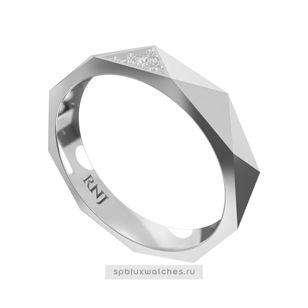 Обручальное кольцо "Призма" Roman Nikonov RBJWB102WD/G1W