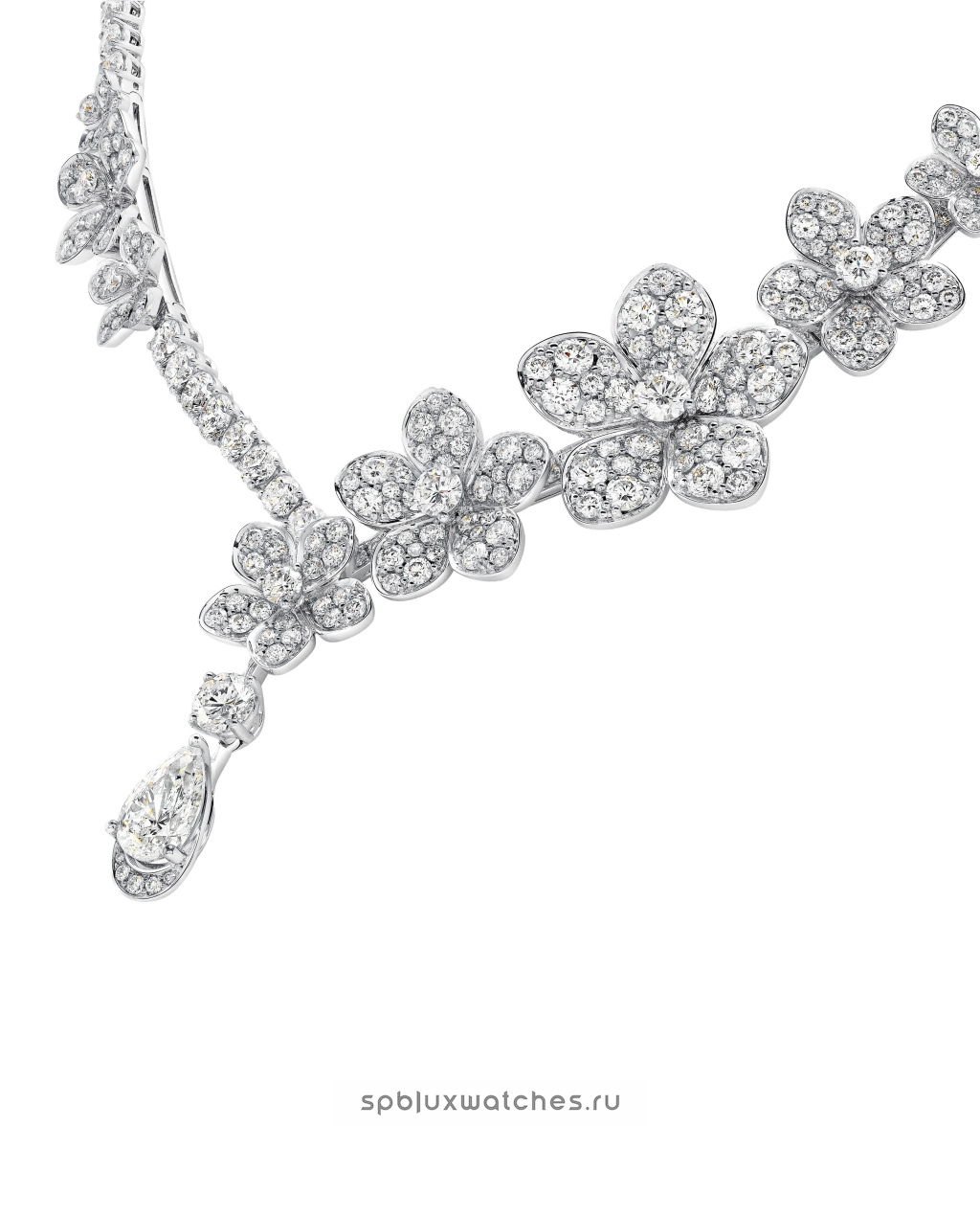 Колье Wild Flower Diamond Drop Necklace RGN760