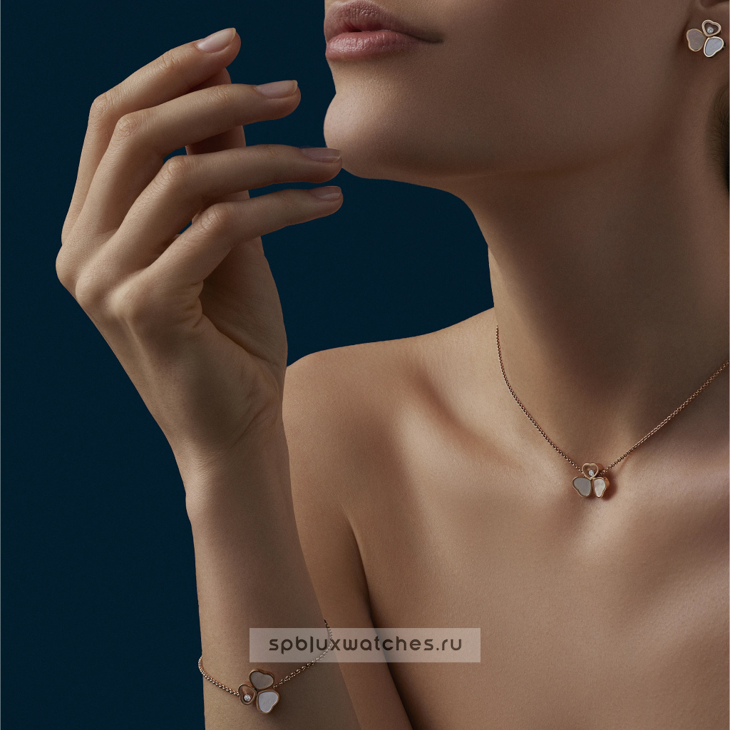 Серьги Chopard Happy Hearts Wings Earrings 83A083-5301