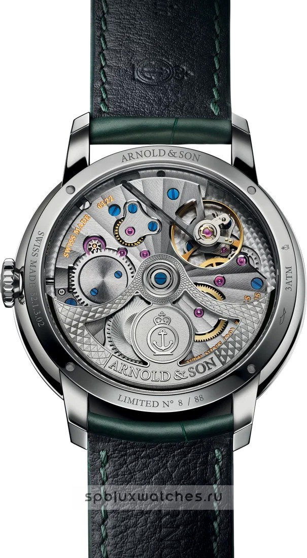 Arnold & Son World Time Globetrotter Steel 42 mm 1WTBS.F01A.C1242S