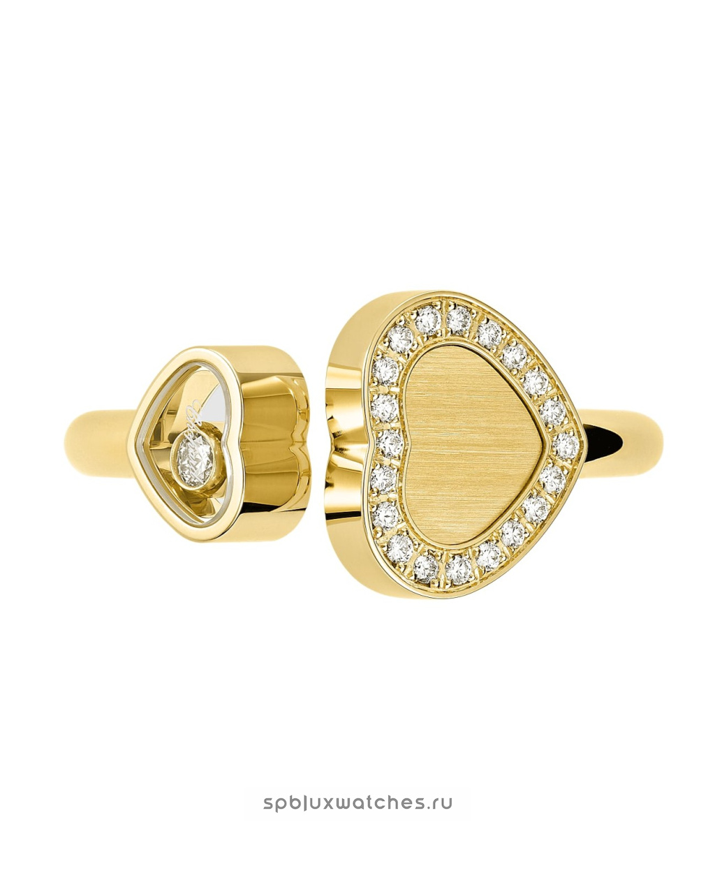 Кольцо Chopard Happy Hearts Golden Hearts Ring 82A107-0900