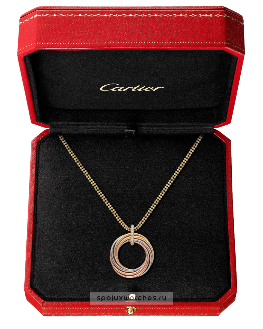 Подвеска Cartier Trinity Seven Rows Diamonds Pendant B7224806