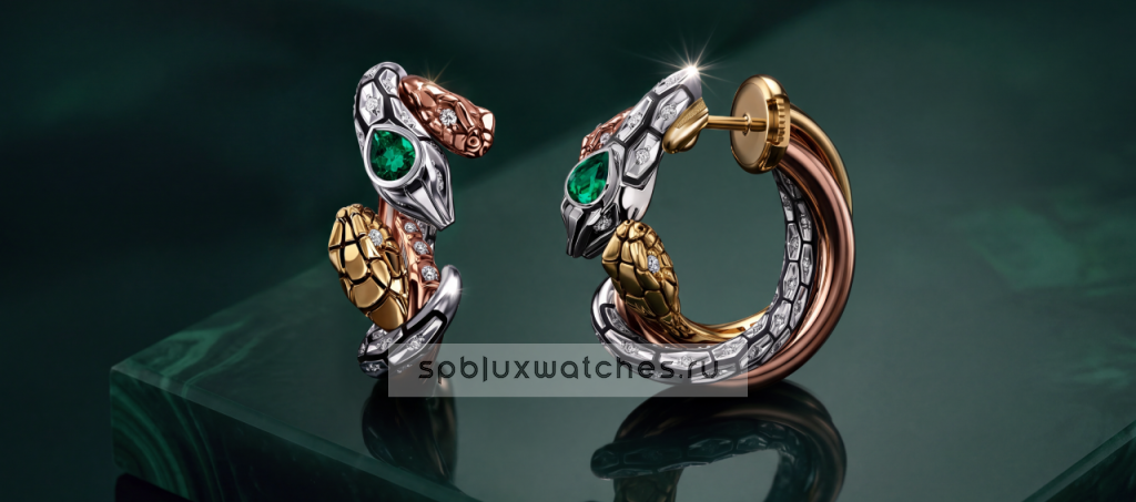 Серьги Roman Nikonov "Змеиный след" RN290101