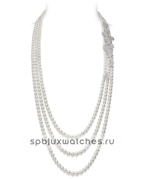 Колье Mikimoto Les Petales Place Vendome Pearl Necklace WG-1598GZ