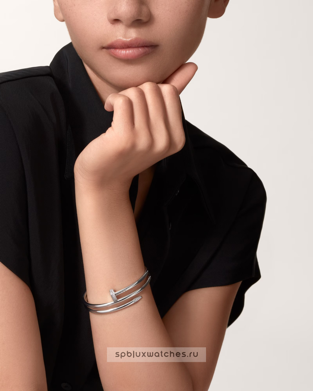 Браслет Cartier Juste un Clou Diamonds Double Bracelet N6708517