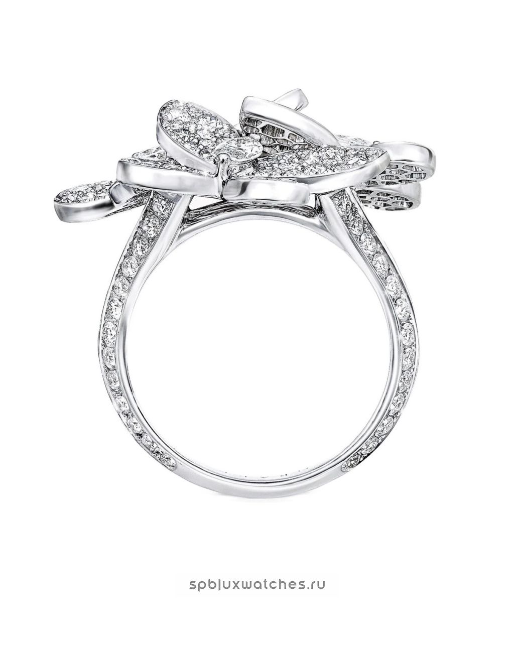 Кольцо Graff Triple Pave Butterfly Diamond Small Ring RGR374