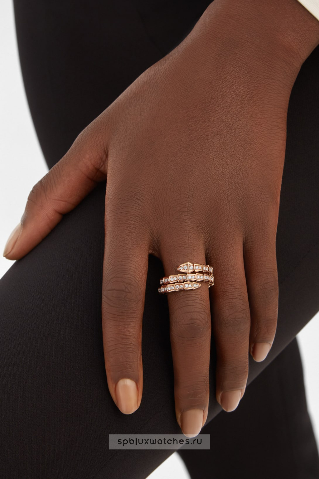 Кольцо Bvlgari Serpenti Viper Two-Coil Ring 357261