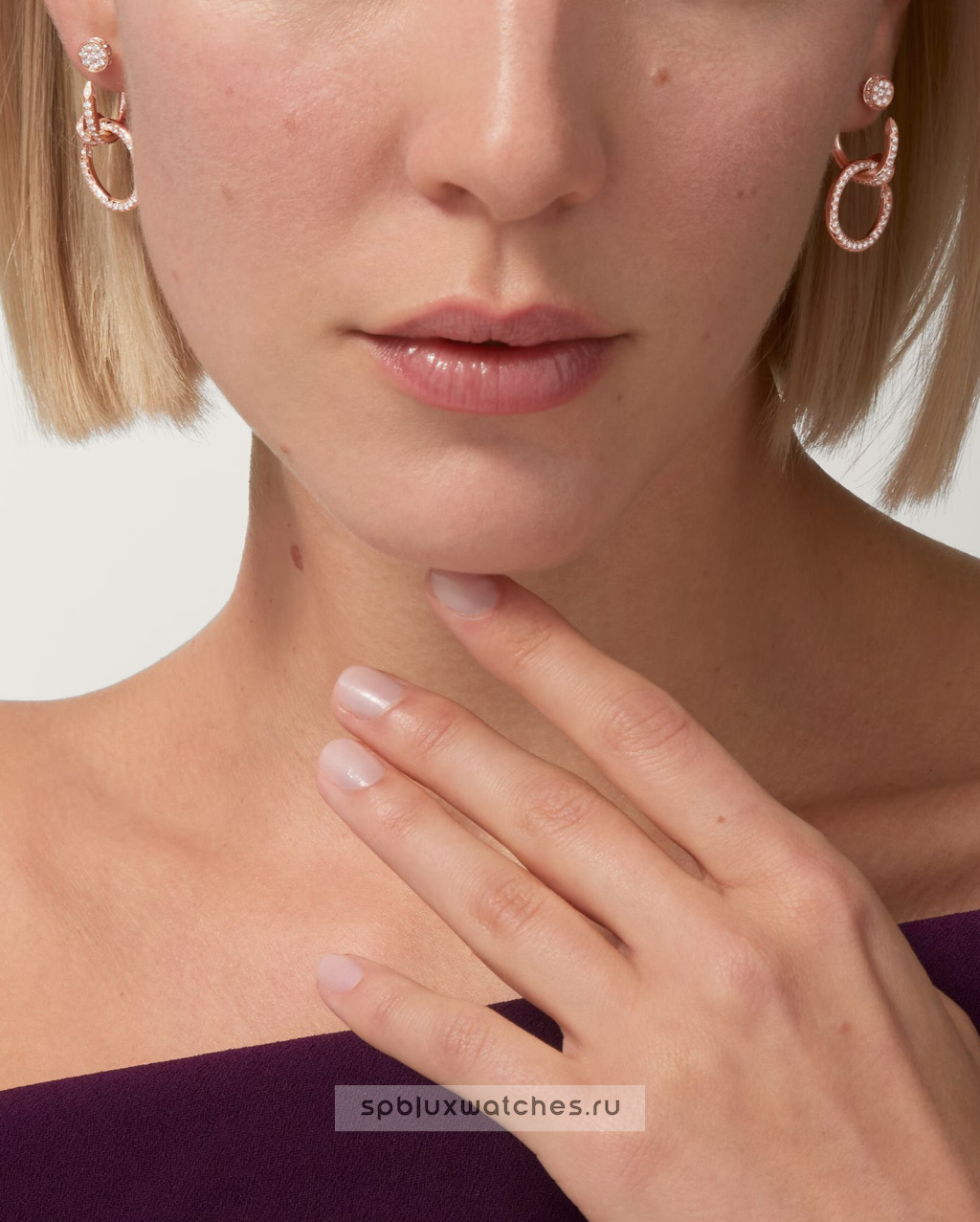 Серьги Cartier Juste un Clou Paved Double Earrings N8515270