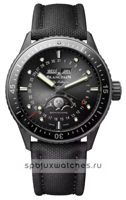 Blancpain Fifty Fathoms Bathyscaphe Quantieme Complet Phases de Lune 43.6 mm 5054 0130 B52A