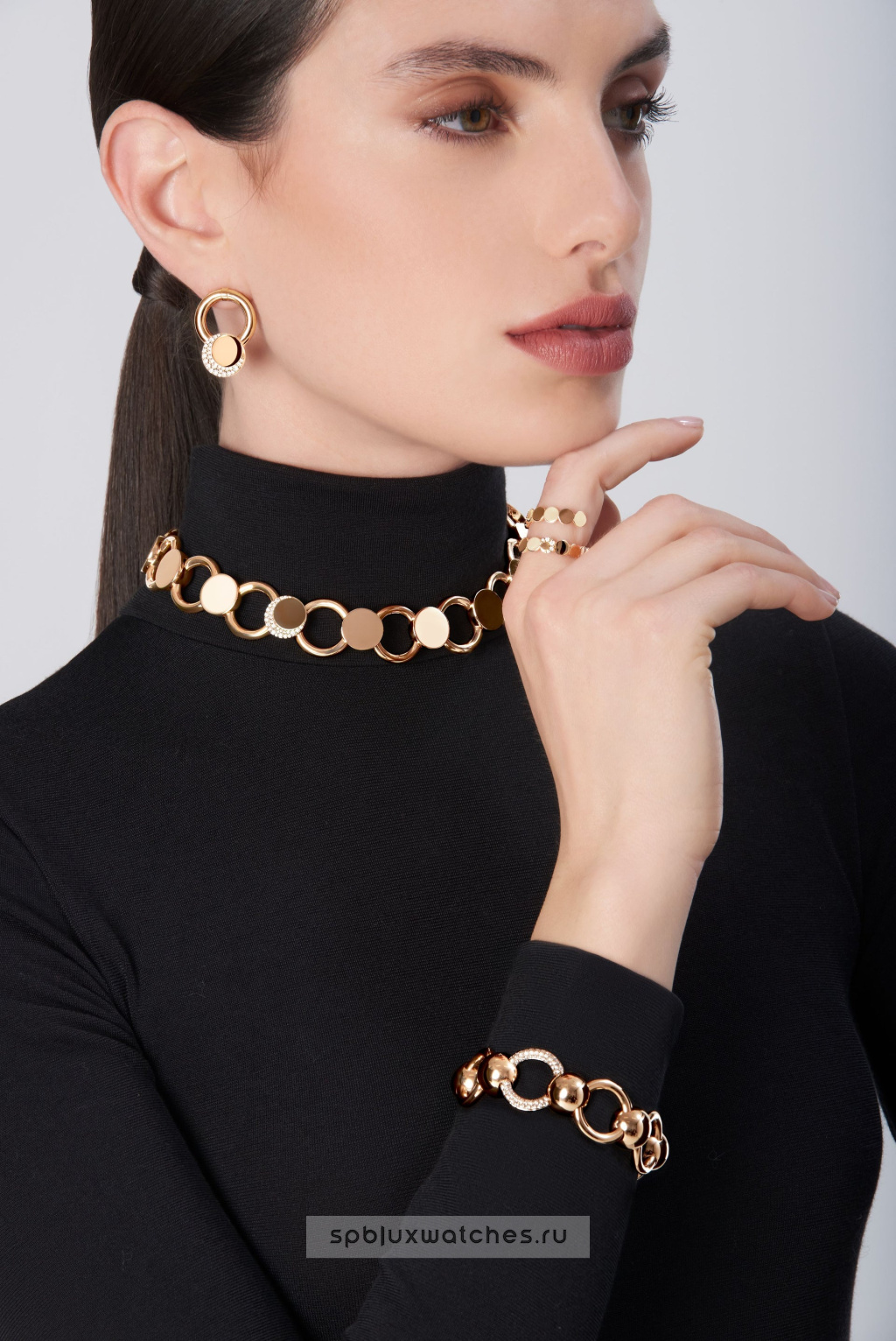 Браслет Pasquale Bruni Luce Large Link Chain Bracelet 16741RS