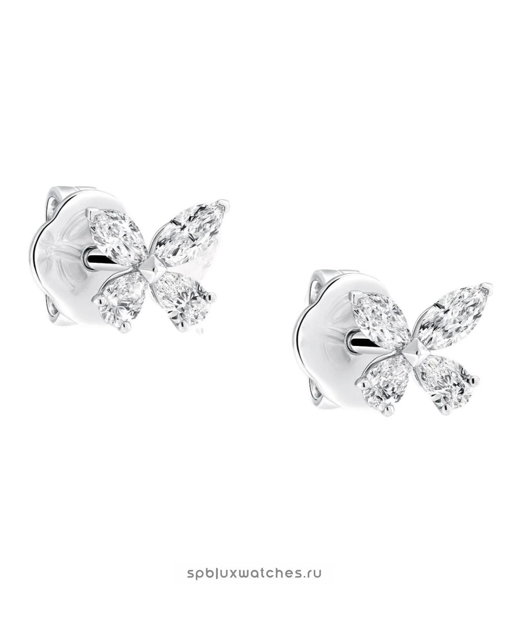 Серьги Graff Classic Butterfly Diamond Petite Stud Earrings RGE1855