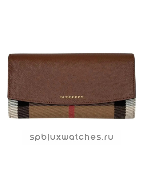 Кошелек Burberry Canvas Leather