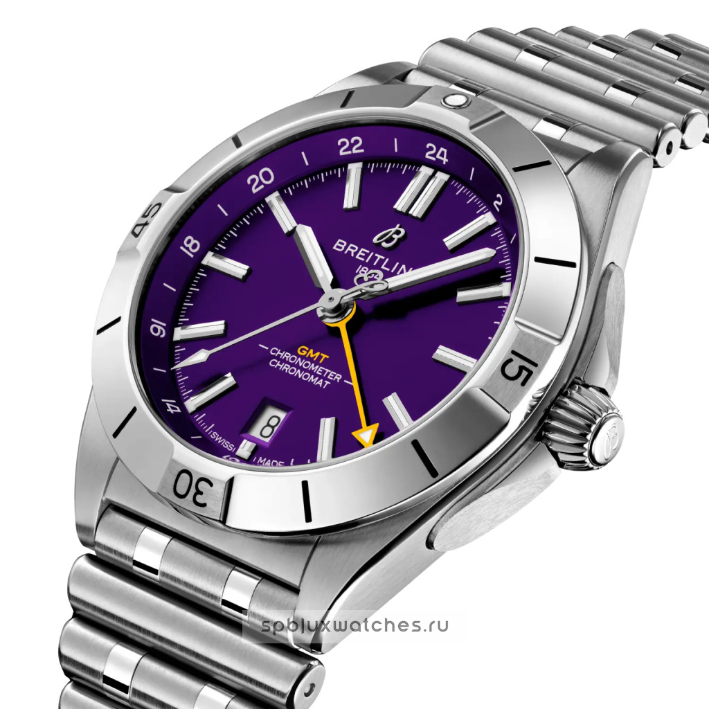 Breitling Chronomat Automatic GMT 40 mm NFL Minnesota Vikings Edition A32398C31Q1A1
