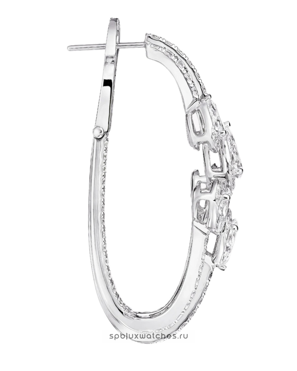 Серьги Graff Duet Diamond Triple Hoop Earrings RGE1570