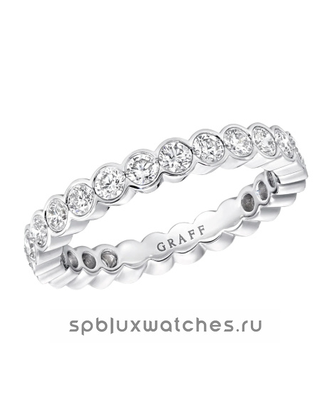 Обручальное кольцо Graff Classic Graff Bezel Set Round Diamond Wedding Band RGET028