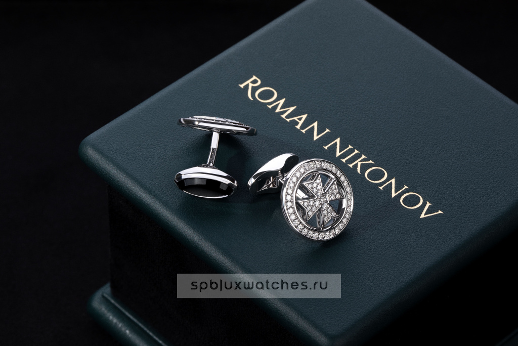 Запонки Roman Nikonov "Мальтийский крест" RN270171