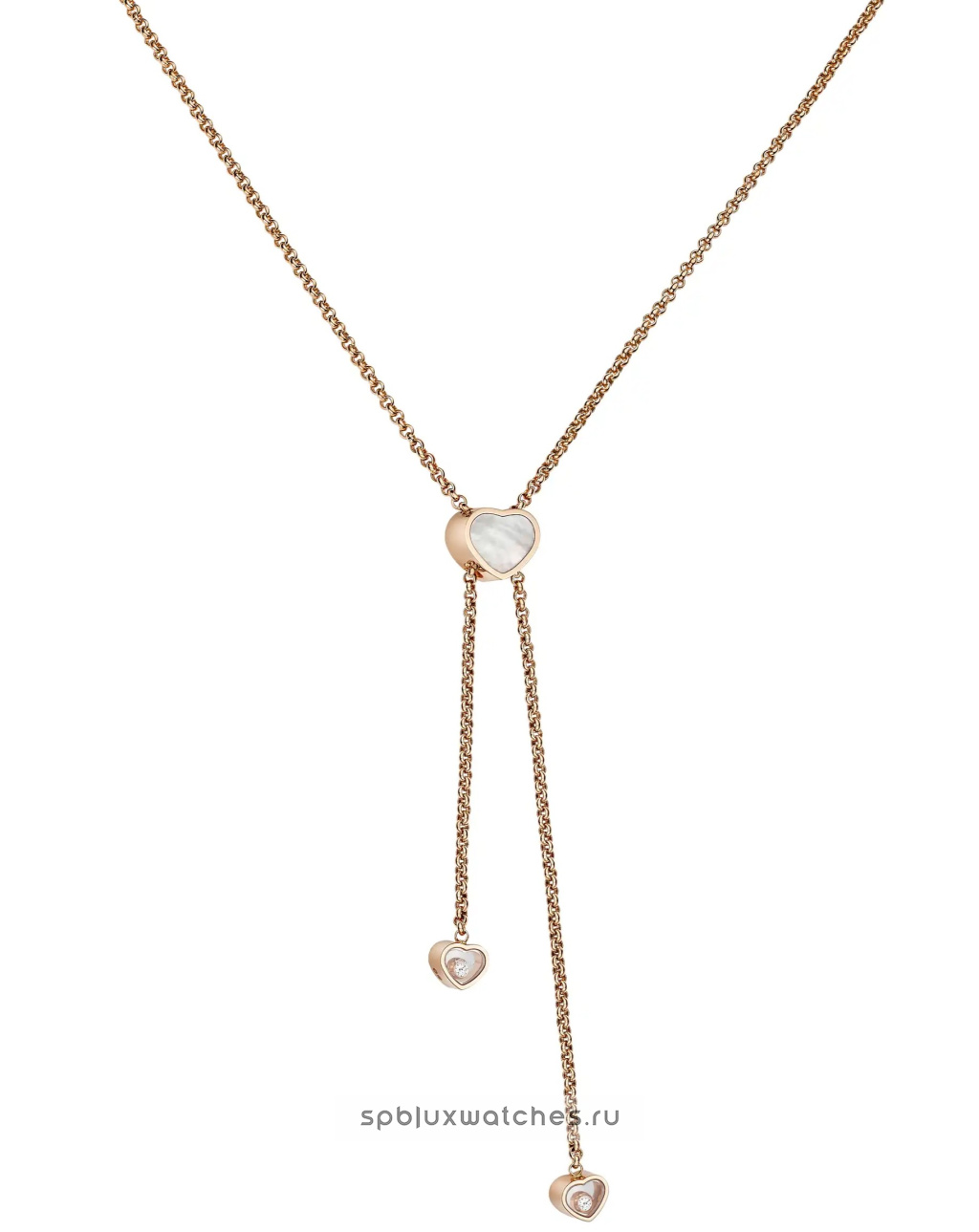 Колье Chopard My Happy Hearts Tie Necklace 81A148-5301